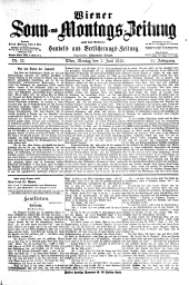 Wiener Sonn- und Montags-Zeitung 19130602 Seite: 1