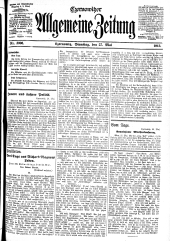 Czernowitzer Allgemeine Zeitung 19130527 Seite: 1