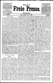 Neue Freie Presse 19130530 Seite: 1