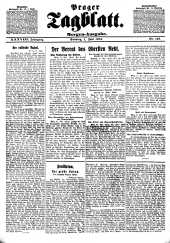 Prager Tagblatt 19130601 Seite: 1