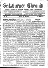 Salzburger Chronik 19130530 Seite: 1