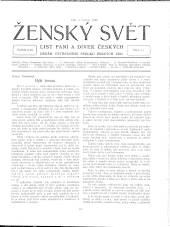 Ženský svět 19130605 Seite: 1