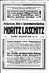 Badener Zeitung 19130524 Seite: 15