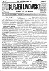 Kuryer Lwowski (Lemberger Courier) 19130524 Seite: 1