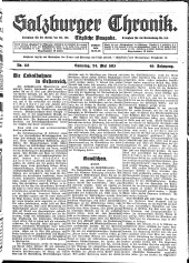 Salzburger Chronik 19130524 Seite: 1