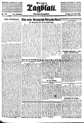 Prager Tagblatt 19180524 Seite: 1