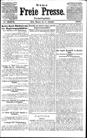 Neue Freie Presse 19181111 Seite: 1