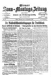 Wiener Sonn- und Montags-Zeitung 19181111 Seite: 1