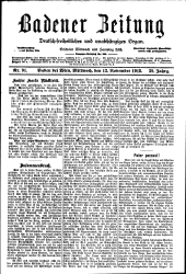 Badener Zeitung 19181113 Seite: 1