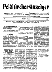 Feldkircher Anzeiger 19181113 Seite: 1