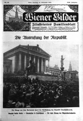 Wiener Bilder 19181117 Seite: 1