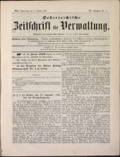 Österreichische Zeitschrift für Verwaltung