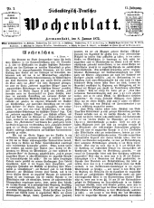 Siebenbürgisch-Deutsches Wochenblatt