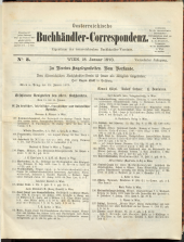 Oesterreichische Buchhändler-Correspondenz