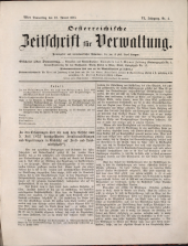 Österreichische Zeitschrift für Verwaltung