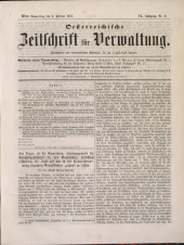 Österreichische Zeitschrift für Verwaltung