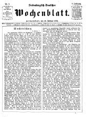 Siebenbürgisch-Deutsches Wochenblatt