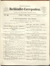 Oesterreichische Buchhändler-Correspondenz