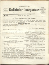 Oesterreichische Buchhändler-Correspondenz