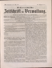 Österreichische Zeitschrift für Verwaltung