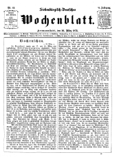 Siebenbürgisch-Deutsches Wochenblatt