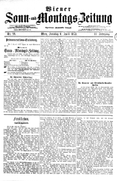 Wiener Sonn- und Montags-Zeitung