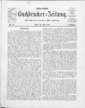 Buchdrucker-Zeitung