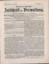 Österreichische Zeitschrift für Verwaltung