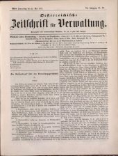 Österreichische Zeitschrift für Verwaltung