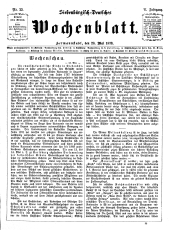 Siebenbürgisch-Deutsches Wochenblatt