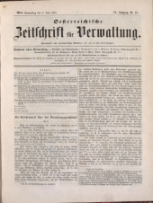 Österreichische Zeitschrift für Verwaltung