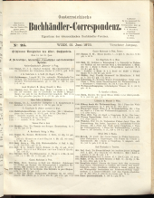 Oesterreichische Buchhändler-Correspondenz