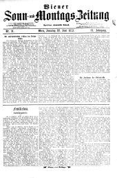 Wiener Sonn- und Montags-Zeitung