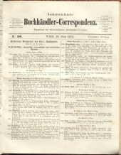 Oesterreichische Buchhändler-Correspondenz