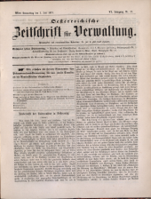 Österreichische Zeitschrift für Verwaltung