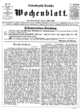 Siebenbürgisch-Deutsches Wochenblatt