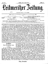 Leitmeritzer Zeitung