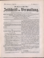 Österreichische Zeitschrift für Verwaltung