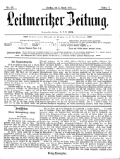 Leitmeritzer Zeitung