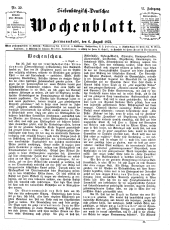 Siebenbürgisch-Deutsches Wochenblatt