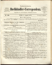 Oesterreichische Buchhändler-Correspondenz