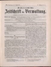 Österreichische Zeitschrift für Verwaltung