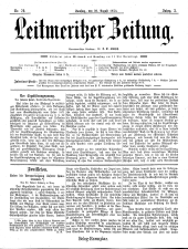 Leitmeritzer Zeitung