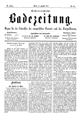 Österreichische Badezeitung