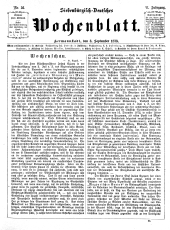 Siebenbürgisch-Deutsches Wochenblatt