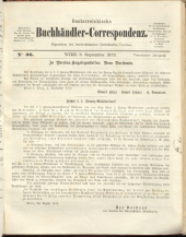 Oesterreichische Buchhändler-Correspondenz