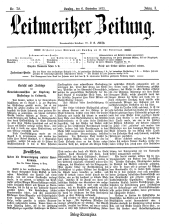 Leitmeritzer Zeitung