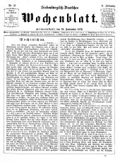 Siebenbürgisch-Deutsches Wochenblatt