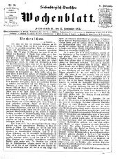 Siebenbürgisch-Deutsches Wochenblatt