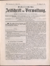 Österreichische Zeitschrift für Verwaltung